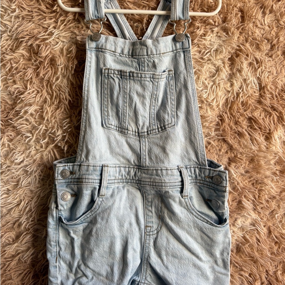 Cat & Jack Light Blue Denim Overalls